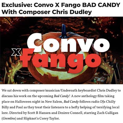 Exclusive: Convo X Fango BAD CANDY With Composer Chris Dudley